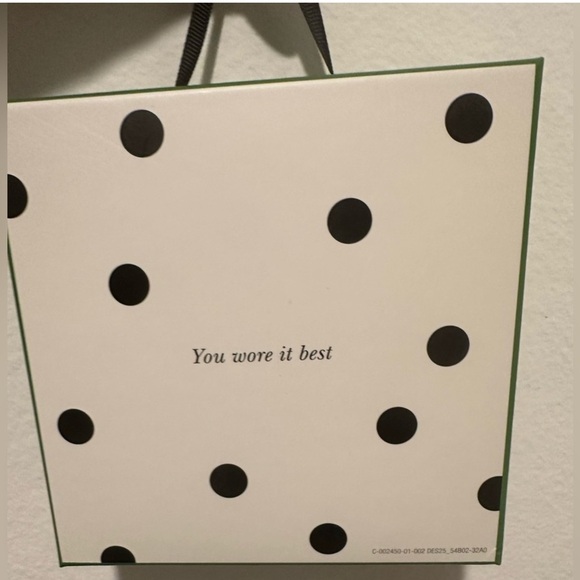 Kate Spade Emerald Green Pearl Hoop Earrings collab Target - Picture 7 of 8